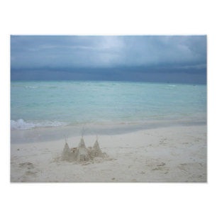 Foto de Paisagem de Praia de Stormy Sandcastle