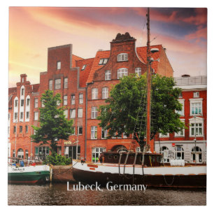 Foto de paisagem urbana de Lubeck Alemanha