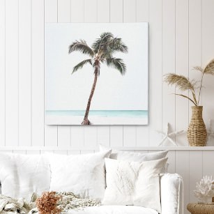 Foto de Palm Tree Canvas Tropical Costeira de Verã