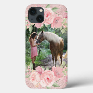 Foto de Pet Horse, Floral Rosa Esbranquiçada e Lev