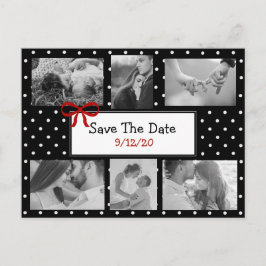 Foto de pontos pretos e brancos Salve o cartão pos