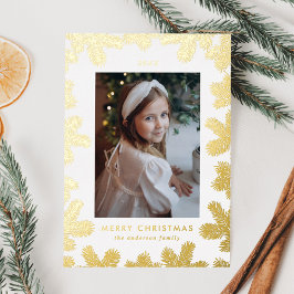 Foto de quadro do pinheiro Dourado Elegante