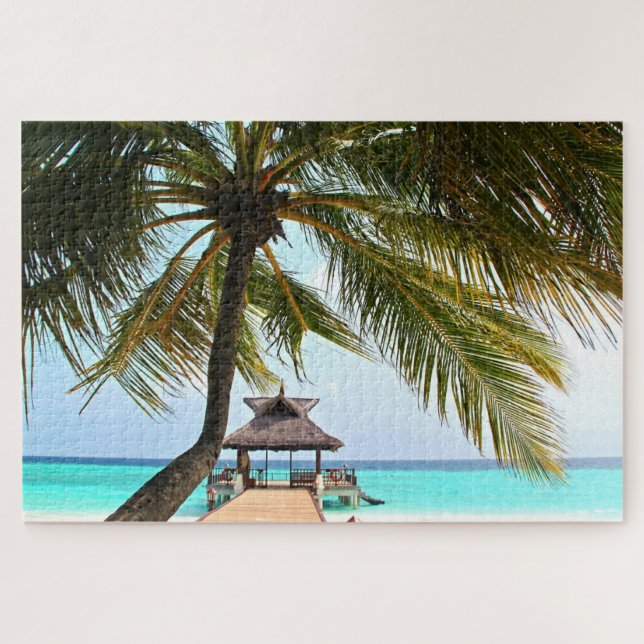 Foto de Quebra-cabeça de praia tropical (Horizontal)