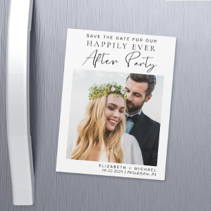 Foto de recepção de casamento Salvar a Data