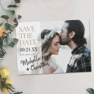 Foto de Script Moderno Casamento Salvar o Convite
