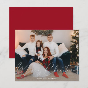 Foto de Script Moderno de Feliz Natal no Orçament
