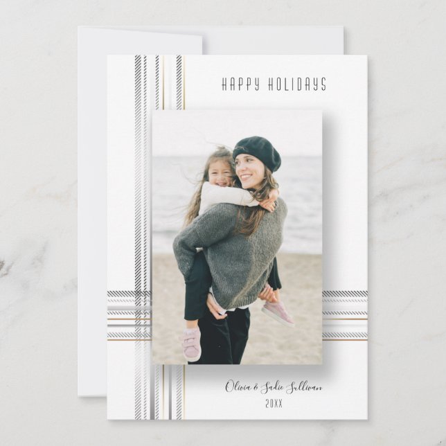 Foto de Sombra Dourada e Prateada Moderna (Frente)