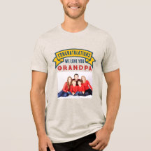 Foto de upload - melhor camisa Tri-Blend do avô