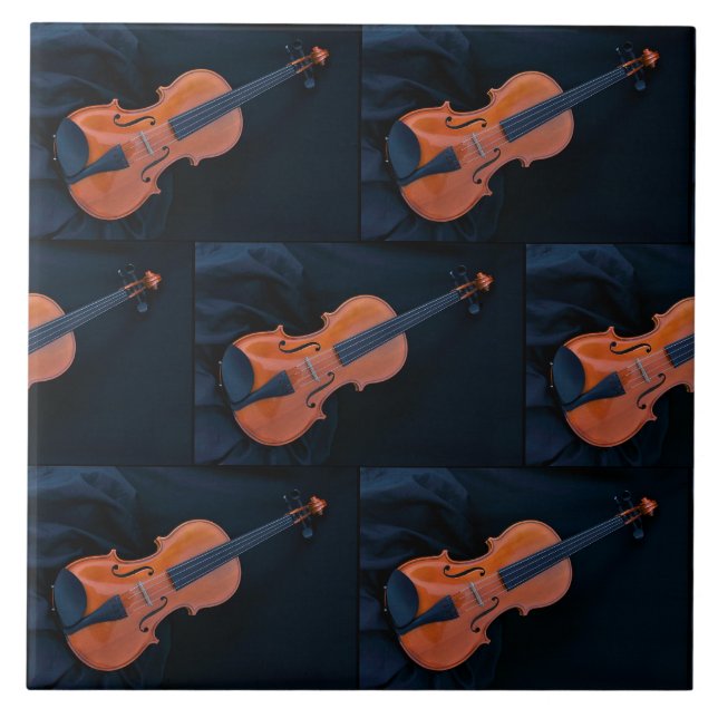 Foto de Violino em Closeup (Frente)