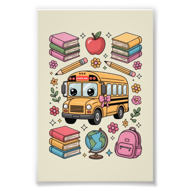 Foto De volta à Escola Professor de Coquetes Pré-K (Frente)