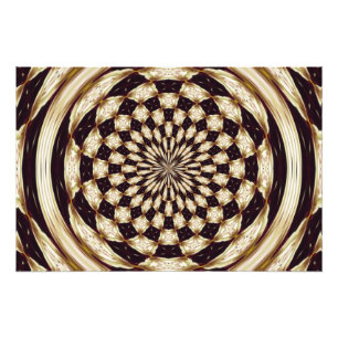 Foto Decoração de Mandala de Flor de Caleidoscópio de M