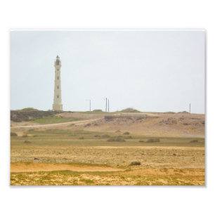 Foto Decoração de praia com paisagem de farol, arte de