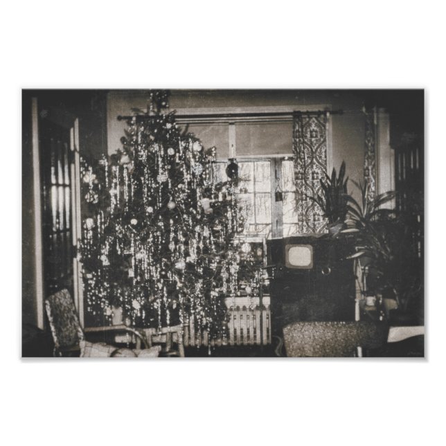 Foto Decorações de Férias do Monocromo de Natal (Frente)
