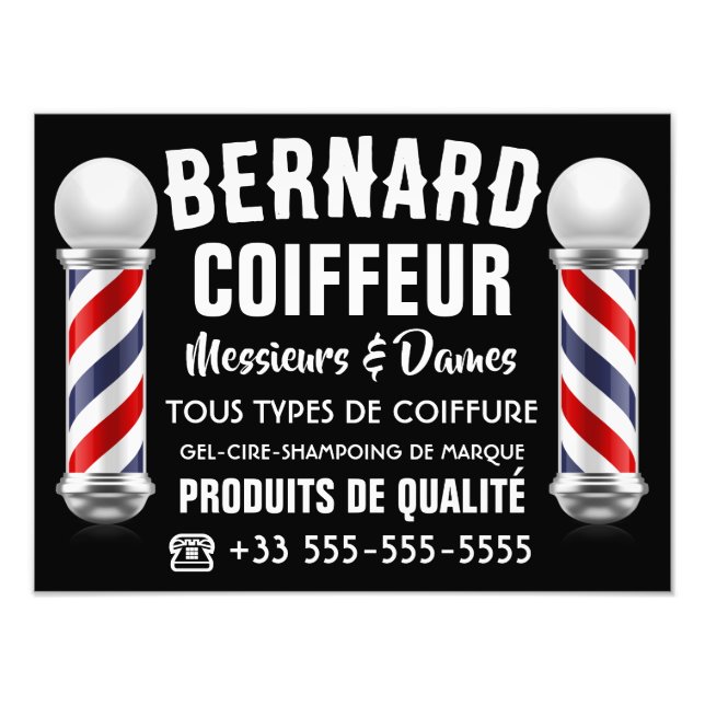 Foto Décoration de salon de coiffure (Frente)