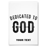 DEDICADO A DEUS TEXTO NEGRO PERSONALIZÁVEL LEGAL