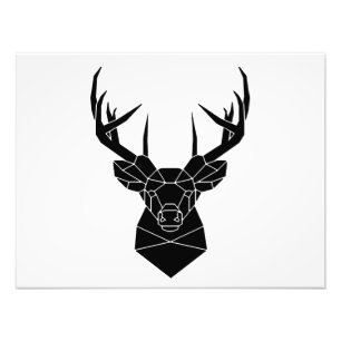 Foto Deer Head Geométrico Arquivo Ai Silhout Stag P