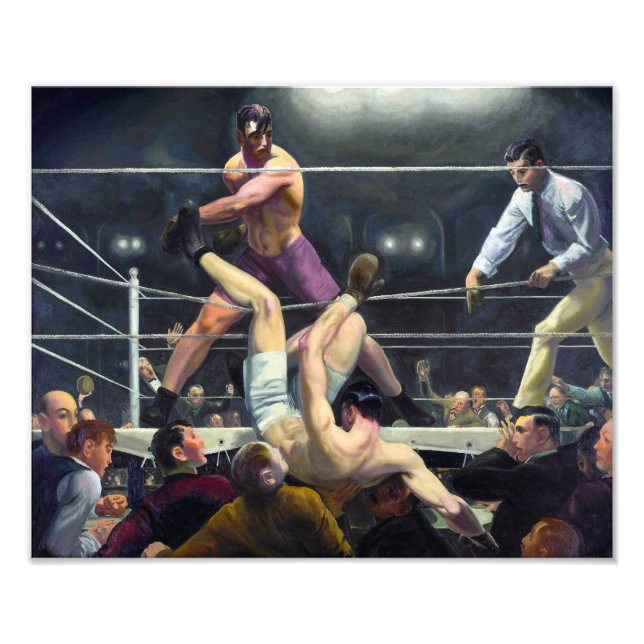 Foto Dempsey e Firpo | George Bellows | (Frente)
