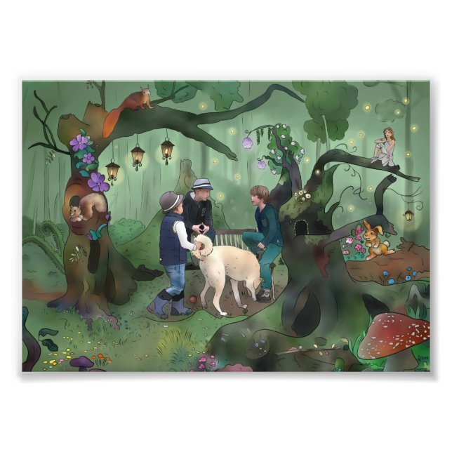 Foto Der geheime Ort Fotodruck (Frente)