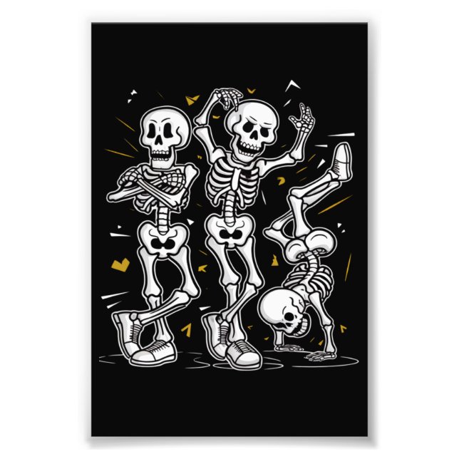 Foto Desafio de Dança dos Esqueletos Dançantes Hallowee (Frente)
