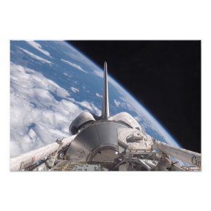 Foto Descoberta do vaivém espacial backdropped pela