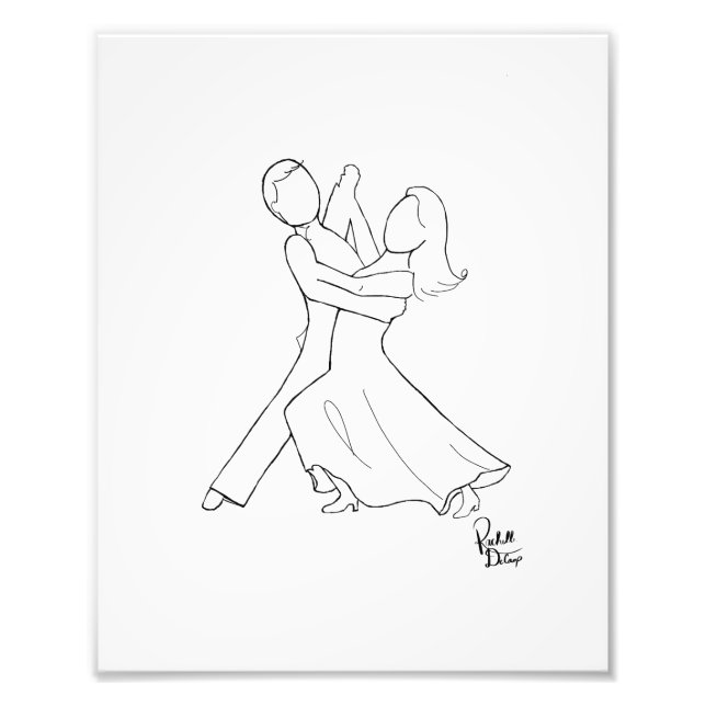 Foto Desenho de Belas Artes da Waltz Dance (Frente)