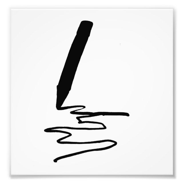 Foto Desenho de silhueta de desenho do lápis (Frente)