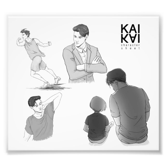 Foto Desenho personalizado de Kai Akiyama (Frente)