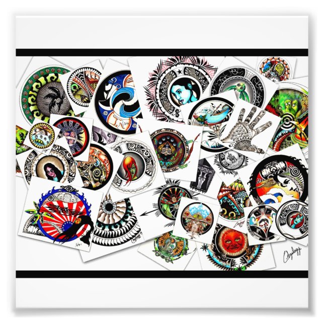 Foto Desenhos de Colagem (Frente)