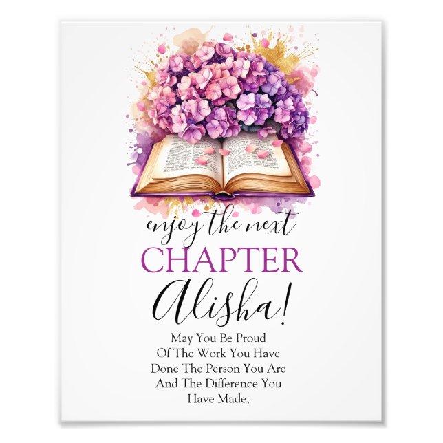 Foto Desfrute do próximo capítulo Sinal de aposentadori (Frente)