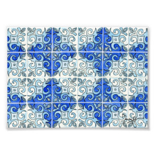 Foto Design azul 2 do azulejo - redemoinhos