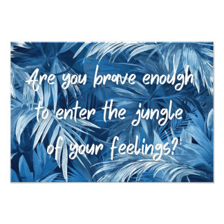 Foto Design da selva e Poster motivacional