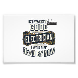 Foto Design de Citação de Gravura Vintage Eletricista E