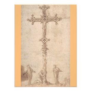Foto Design de Crucifix com a Virgem Maria