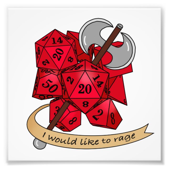 Foto Design de Dice Barbary (Frente)