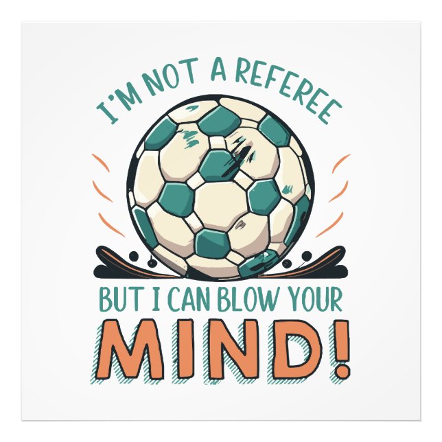 Foto Design de futebol engraçado (Frente)