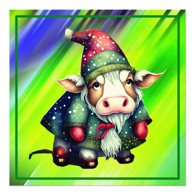 Foto Design de Gnome de Natal Vaca-83456 (Frente)