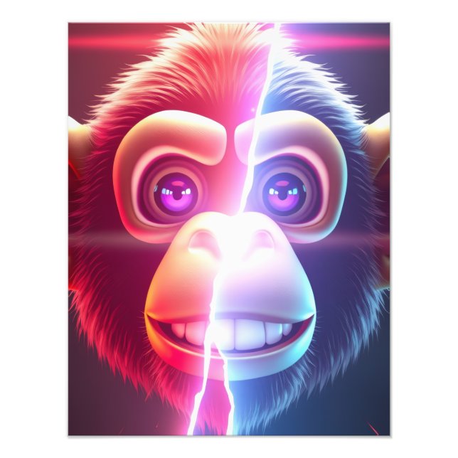 Foto Design de Macaco (Frente)
