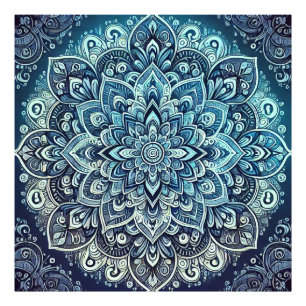 Foto Design de Mandala Gradiente Azul