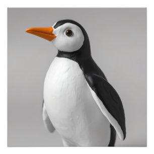 Foto Design de Pinguim Fofo – Adorável Animal de Invern