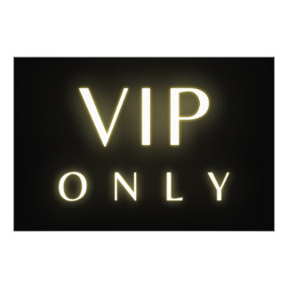 Foto Design de texto luxe neon apenas para Vip