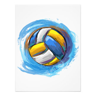 Foto Design de Voleibol pintado Digitalmente
