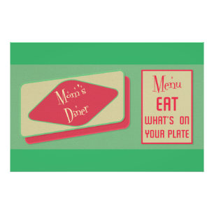 Foto design do Mães Diner 1950