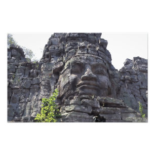 Foto Detalhe da face da Torre do Portão Oeste-Gopuram)