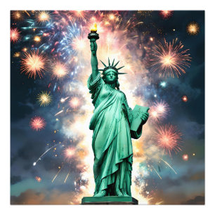 Foto Dia Da Independência Dos Fogos De Artifício Da Lib