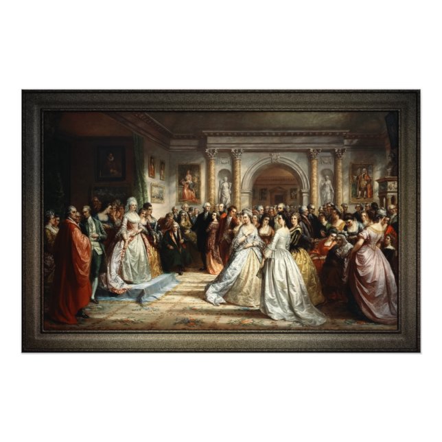 Foto Dia de Recepção de Lady Washington por D. Huntingt (Frente)