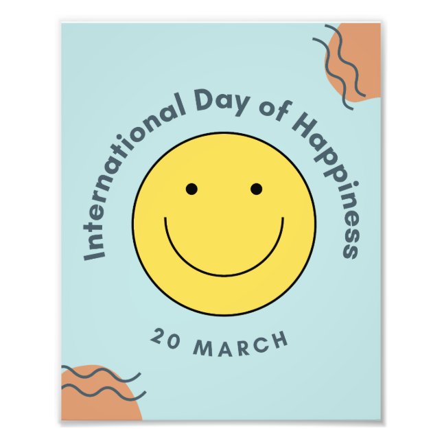Foto Dia Internacional da Felicidade (Frente)