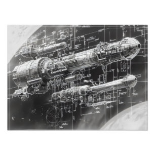 Foto Diagrama Negro do Espaço Sci-Fi