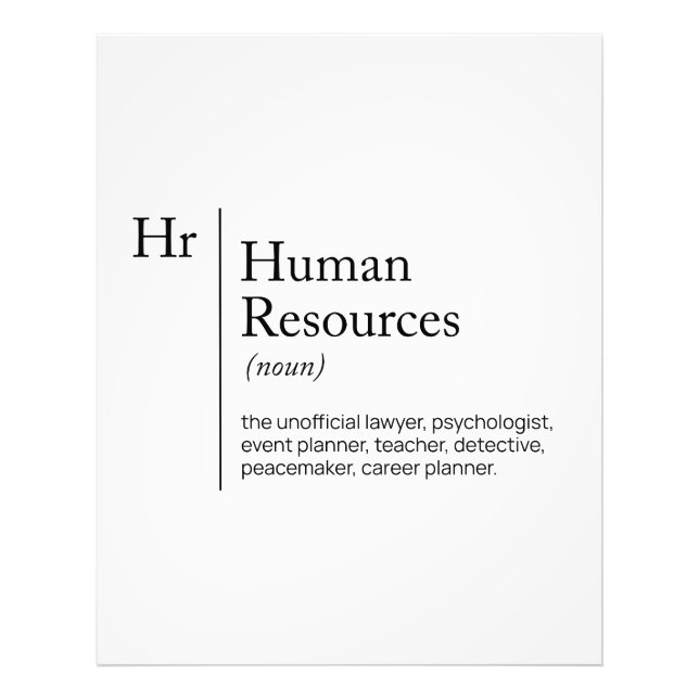 Foto Dicionário de Definição de HR (Frente)