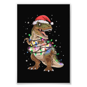 Foto Dinossauro T-rex Árvore Natal Sweet Xmas Dino