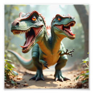 Foto Dinossauro Zangado